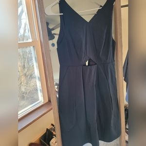 Madewell Orrin Cut Out Dress Sleeveless Sheath